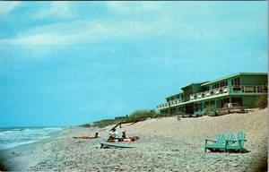 Postal de los bañistas TOPSAIL MOTEL Topsail Island, Carolina del Norte Carolina del Norte - Imagen 1 de 2