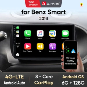 6+128GB Für Smart Forfour Fortwo 453 Carplay Android Autoradio GPS NAVI BT DAB+ - Bild 1 von 19