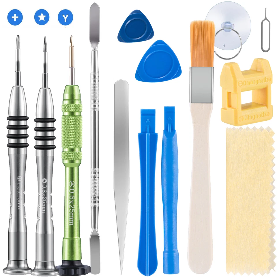 Kit de herramientas de reparación iPhone 7 Juego de destornilladores Herramienta de apertura 4 5 6 7 S Plus Tri Point Foto 1 de 4