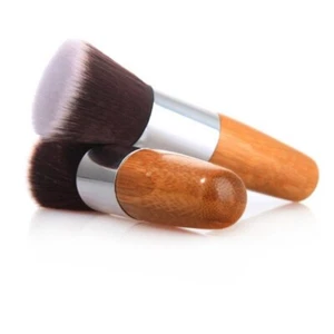 Bamboo Makeup Flat Top Kabuki Brush Multipurpose Powder Buffing Foundation Brush - Picture 1 of 4