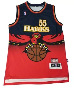 Reebok Hardwood Classics NBA Atlanta Hawks DIKEMBE MUTOMBO Jersey Mens Large - Picture 1 of 17