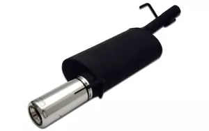 Silenciador para Ford Fiesta Standard 1.3i 44kW 60HP 1996-2002 punta redonda única 100 mm - Imagen 1 de 2