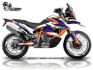 NEW Graphic kit for ktm 890 790 Adventure Graphic Decal Sticker Kit (S20T-W) - Picture 1 of 12