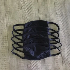 Box Of 500 Black Soft Cotton Face Masks Double Layer Reusable Cloth Washable - Picture 1 of 4