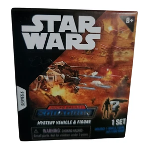 Star Wars Serie 6 Micro Galaxy Squadron veicolo misterioso e personaggio - Foto 1 di 4