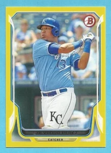 SALVADOR PEREZ 2014 Bowman Yellow #28 Royals #d 87/99 - Picture 1 of 2