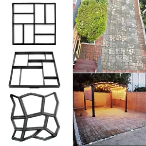Schablone Pflasterform Schalungsform Gießform Gehwegplatte DIY Garten Gehweg 3 - Bild 1 von 24