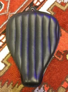 Leather On The Frame Motorcycle Seat Black 2005 Harley Sportster 1200 883 48 - Picture 1 of 12