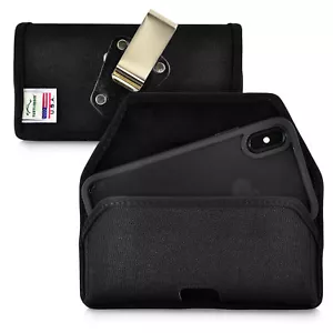 iPhone 11 Pro, XS & X Belt Clip Holster Case Black Nylon Rotating Clip - Bild 1 von 11