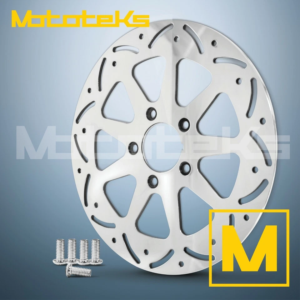 11.5 HARLEY ROTOR TRASERO PERNOS CODICIADOS PARA MODELOS HARLEY DAVIDSON ACERO INOXIDABLE Foto 1 de 1