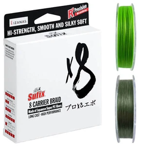 Cuerda de pesca trenzada Sufix x8 150 m tendón de pesca cuerda de pesca cuerda verde - Imagen 1 de 6