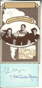 John Ridgway & Marie Ridgway Autographed Card British Yachtsman w/ PC - Picture 1 of 1