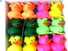 PACK OF 12 SQUEAKY DOG TOYS FOR PET PUPPY RUBBER DUCK SQUEAKY STRONG TOUGH TOY