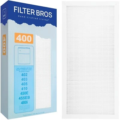 Filtro de partículas HEPA clásico Filter Bros de repuesto 400 se adapta a BLUEAIR 480i Foto 1 de 4