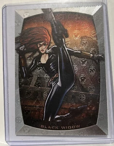 2011 Marvel Beginnings Series 1 Micromotion Prime Foil #M-6 Black Widow - Picture 1 of 2