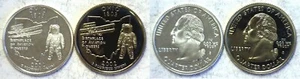 2002-S Ohio Statehood Quarter Silver & Clad Proofs 2 Coin Set - Picture 1 of 3