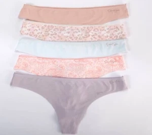 NWT Five Pair Women's Medium Jessica Simpson Invisible Lines Thong Panties - Picture 1 of 1