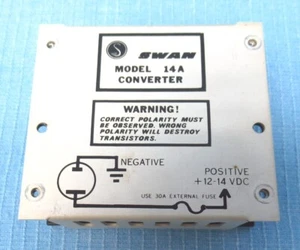 Swan 14 A DC Converter for Cygnet and Cygnet-Like Transceivers – Needs Repair - Zdjęcie 1 z 7