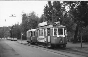 Wien Straßenbahn original Baryt s/w Foto, M 4057 Schüttauplatz 1976