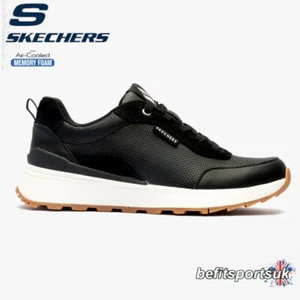 SKECHERS WOMENS SHOES BLACK LADIES MEMORY FOAM WALKING FASHION TRAINER SKETCHERS - Picture 1 of 9