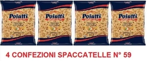 PASTA SPACCATELLE DI SEMOLA DI GRANO DURO SICILIANO 100% POIATTI N° 59 BOX 4 Kg - Imagen 1 de 6