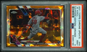 🙂 JO ADELL 2021 Topps Cromo Actualización ZAFIRO 🙂 NARANJA 1/25 RC SSP 1/1 🙂 - Imagen 1 de 6