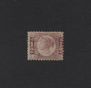 1870 1/2d PALE ROSE RED PLATE 11 U/MINT OG. SG 49 - Picture 1 of 2