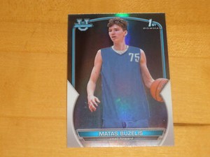 Matas Buzelis 2023 Bowman Chrome University 84 1st Refractor SP RC