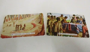 Sanitarium - Picture Plate Cards - Aboriginal Tribes and Pacific Story - Vintage - Picture 1 of 6