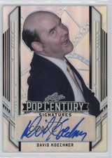 2021 Leaf Metal Pop Century Silver Rainbow 35/55 David Koechner #BA-DK1 Auto k4s