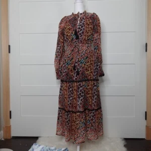 Allison New York Dress Size Small NWT Maxi Long Sleeve Dress Summer - Picture 1 of 5