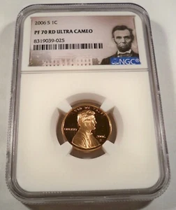 2006-S 1c NGC PF70RD UCAM PROOF LINCOLN CENT ULTRA CAMEO PR 70 - Picture 1 of 4