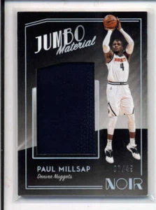 PAUL MILLSAP 2018/19 PANINI NOIR JUMBO GAME USED WORN JERSEY #07/49 AZ3649 - Picture 1 of 1