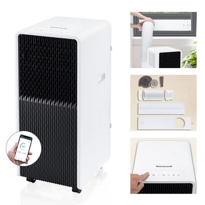 Honeywell 13,500 BTU Slim & Smart WiFi Portable AC – Cools Up to 660 Sq. Ft. - Image 1 of 4
