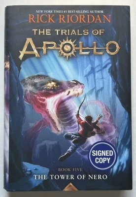 SIGNED The Tower of Nero by Rick Riordan FIRST EDITION/FIRST PRINT New & Unread - Image 1 of 4