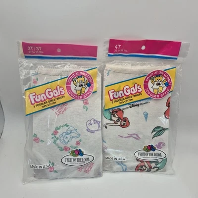 De colección 1991 La Bella y la Bestia Sirena Niñas Fruta del Telar Funpals Muestra Raro Foto 1 de 4