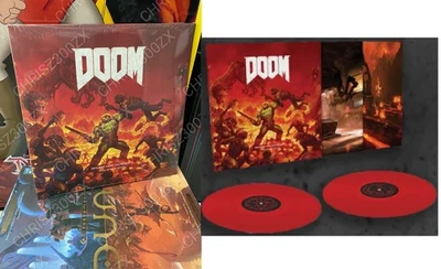 Doom Deluxe Vinyl Record Soundtrack 2 LP RED Limited Run Eternal Classic VGM