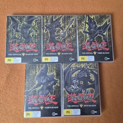 Yu-Gi-Oh! Season 1-5 Complete DVD Rare Exodia Spine Region 4 Anime Yu Gi Oh OOP - Image 1 of 4
