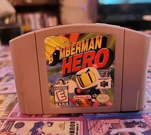 Nintendo 64 N64 - Bomberman Hero Cartridge funktioniert original - Bild 1 von 8