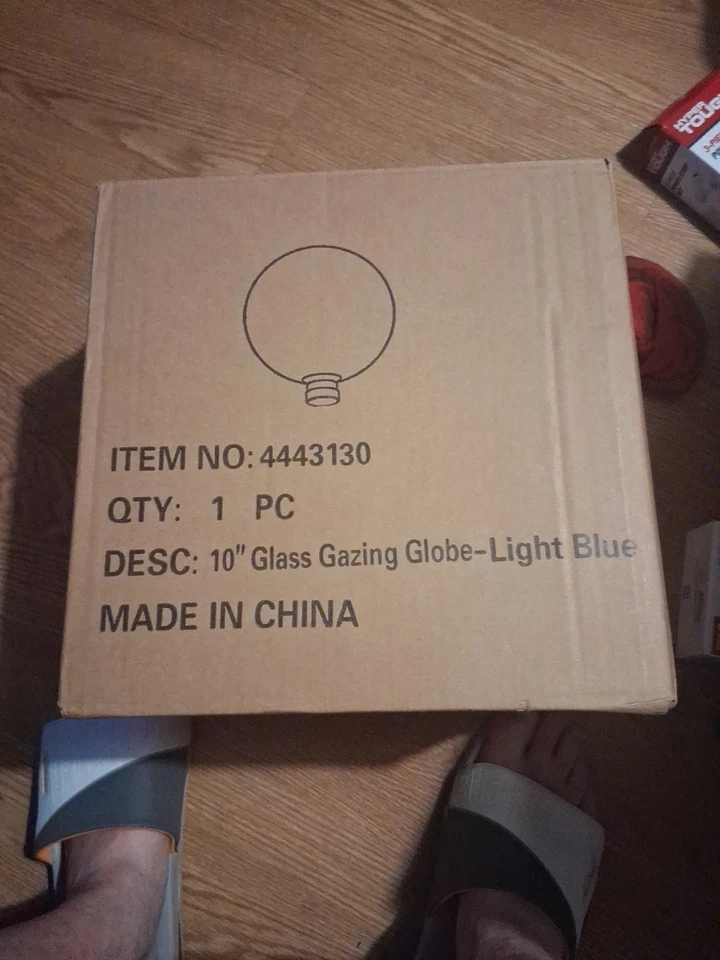 Globo de observación de vidrio de 10" - azul claro número de artículo 4443130 Foto 1 de 4