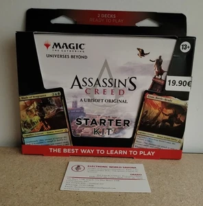 MTG ASSASSIN'S CREED STARTER KIT INGLESE MAGIC THE GATHERING UNIVERSE BEYOND UB - Foto 1 di 2