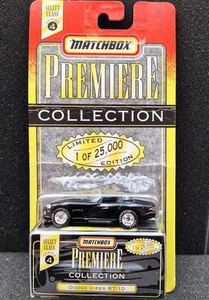 Matchbox 1997 Dodge Viper RT/10 Black Premiere Collection Series 4 - Limited - Picture 1 of 12