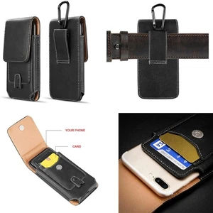 Funda grande funda cinturón teléfono para iPhone 11 12 13 14 15 16 Pro Max - Imagen 1 de 9