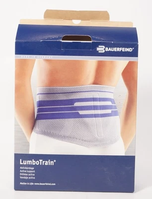 Original Bauerfeind LumboTrain active support back brace size 3 titanium  - Image 1 of 4