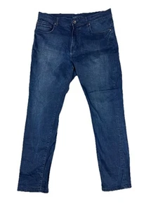 GAS Jeans Toki Slim Straight Men's Denim Jeans Size 36 Dark Blue Zip Fly Stretch - Bild 1 von 14