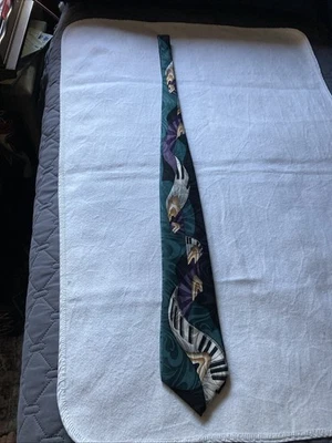Alexander Lloyd Upbeat Neckwear By Roffe Piano Keys Design 100% Silk 62” Long Foto 1 de 4