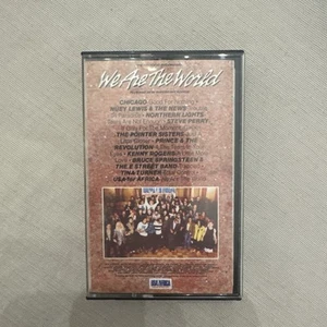 USA for Africa We Are The World Cassette Tape Chicago Steve Perry Tina Turner - Picture 1 of 6