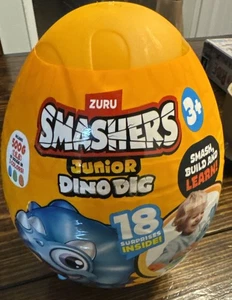 Smashers Junior Dino Dig Egg with 18 Surprises and 500g Dino Dough Toy - Picture 1 of 5
