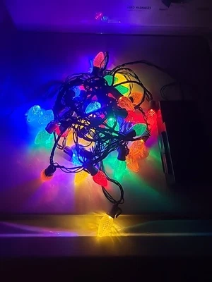 Luces de Belén Hilo de Luz Multicolor Temporizador a Batería 1" Foto Sen Foto 1 de 4