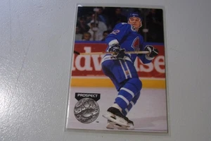 1992 Pro Set Platinum Prospect ADAM FOOTE Quebec Nordiques ROOKIE NHL Card #268 - Picture 1 of 1